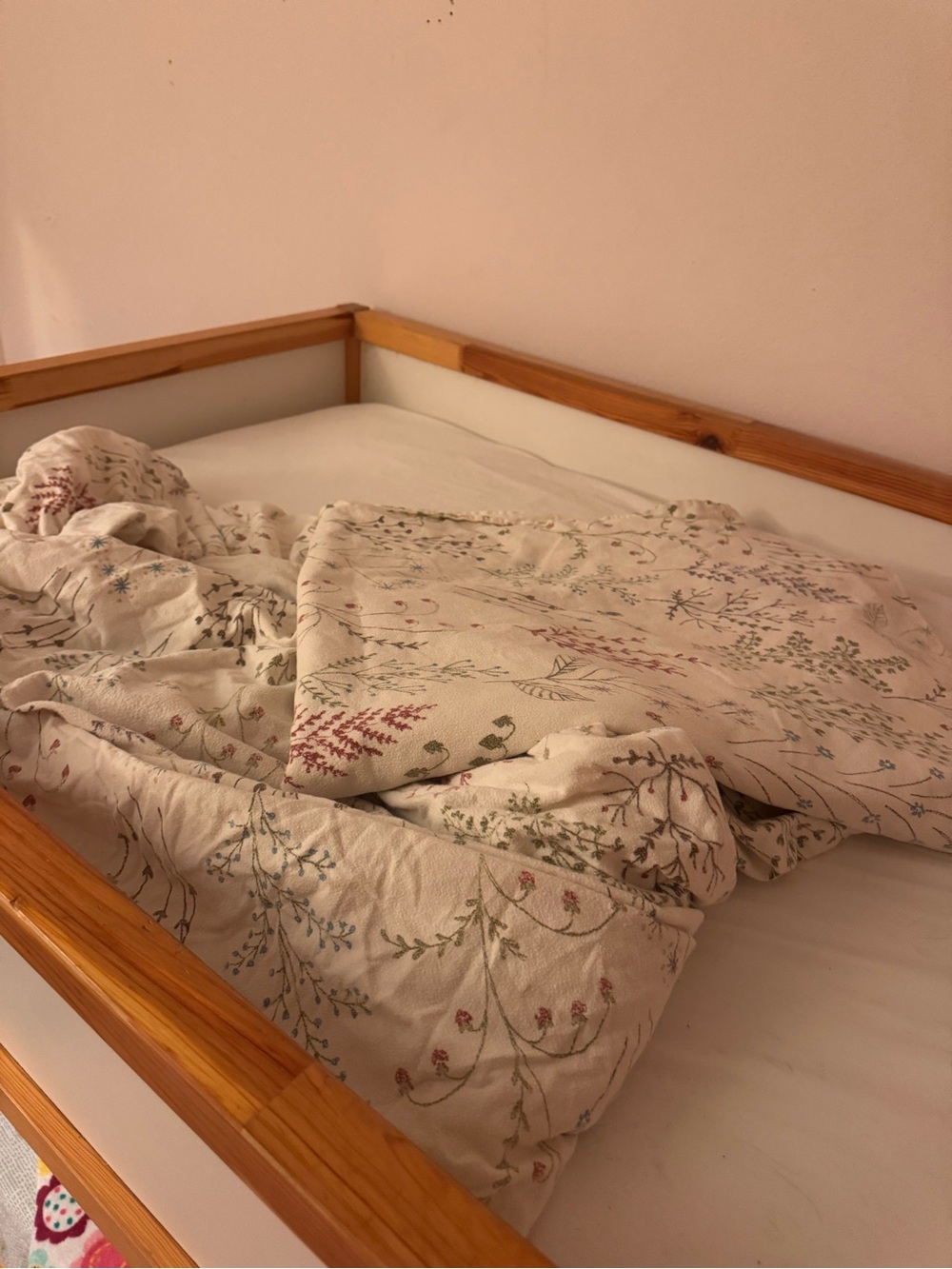 L.L. Bean flannel Botanical Floral Percale Sheet Collection queen - Picture 12 of 14